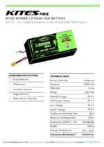 12S3P 15000mAh KITES POWER BATTERY PACK - Image 2