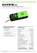 12S4P 16800mAh KITES POWER BATTERY PACK - Image 2