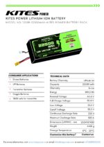 12S5P 22500mAh KITES POWER BATTERY PACK - Image 2
