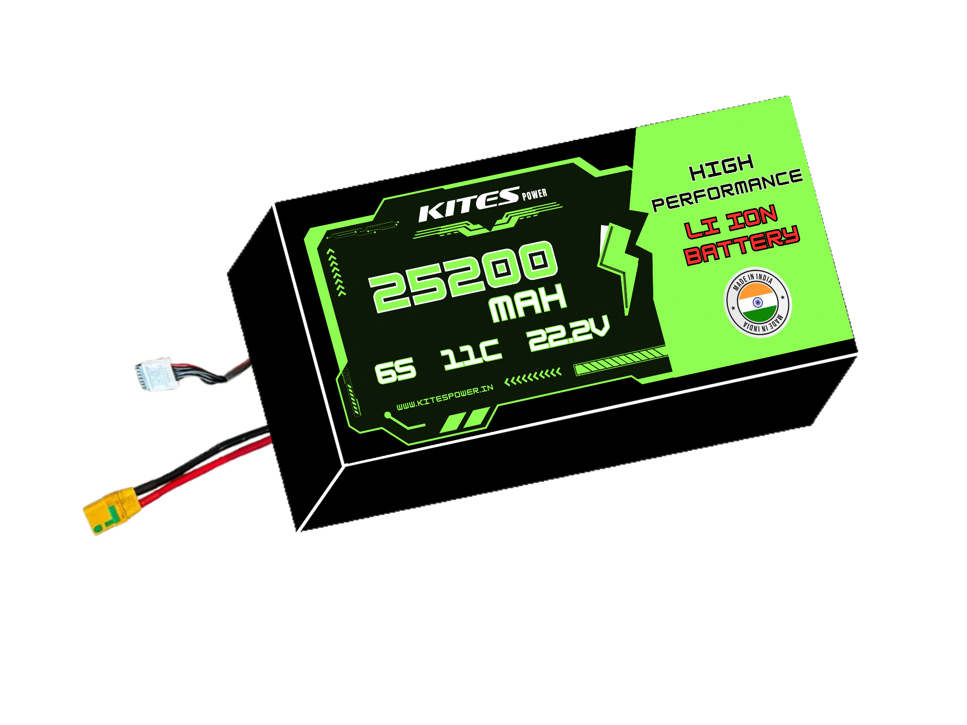25200mah_6s6p_11c_22.2V (1) 6S6P 25200mAh KITES POWER BATTERY PACK - Image 1