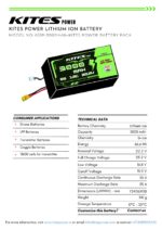 6S1P 3000mAh KITES POWER BATTERY PACK - Image 2