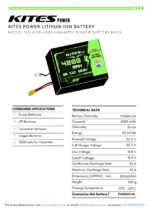 6S1P 4200mAh KITES POWER BATTERY PACK - Image 2