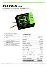 6S1P 4500mAh KITES POWER BATTERY PACK - Image 2