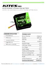 4S2P 5600mAh KITES POWER BATTERY PACK - Image 2