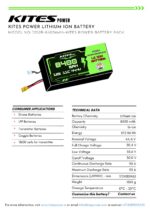 12S2P 8400mAh KITES POWER BATTERY PACK - Image 2