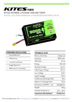 6S2P 9000mAh KITES POWER BATTERY PACK - Image 2