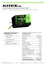 3S2P 10000mAh KITES POWER BATTERY PACK - Image 2