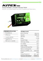 3S2P 10000mAh KITES POWER BATTERY PACK - Image 2