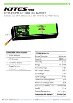 4S1P 2800mAh LONG SHAPE KITES POWER BATTERY PACK - Image 2