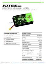 2S1P 3200mah KITES POWER BATTERY PACK - Image 2