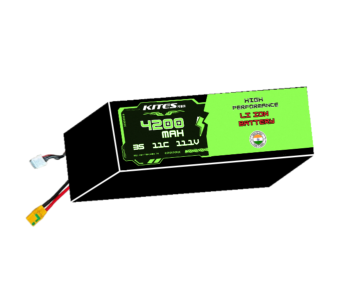 4200mah_3s1p_11c_11.1V 3S1P 4200mAh KITES POWER BATTERY PACK - Image 1