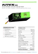3S1P 4500mAh KITES POWER BATTERY PACK - Image 2