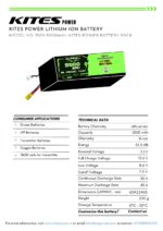 3S1P 5000mAh KITES POWER BATTERY PACK - Image 2