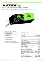 3S1P 5000mAh KITES POWER BATTERY PACK - Image 2
