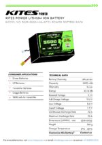 3S2P 5600mAh KITES POWER BATTERY PACK - Image 2