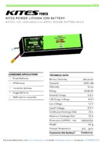 4S2P 5600mAh LONG SHAPE KITES POWER BATTERY PACK - Image 2