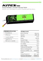 4S2P 6000mAh LONG SHAPE KITES POWER BATTERY PACK - Image 2