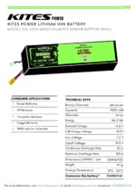4S2P 9000mAh LONG SHAPE KITES POWER BATTERY PACK - Image 2