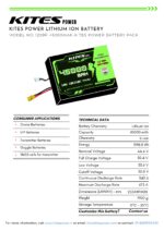 12S9P 45000mAh KITES POWER BATTERY PACK - Image 2